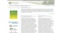 Desktop Screenshot of culturascontemporaneas.com
