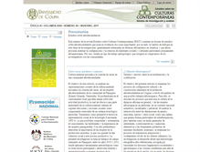 Tablet Screenshot of culturascontemporaneas.com